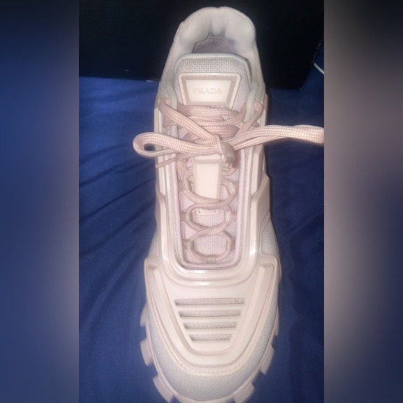 Prada Cloudbust Thunder Sneakers (Size 9)(Alabaster Pink). - Picture 5 of 11